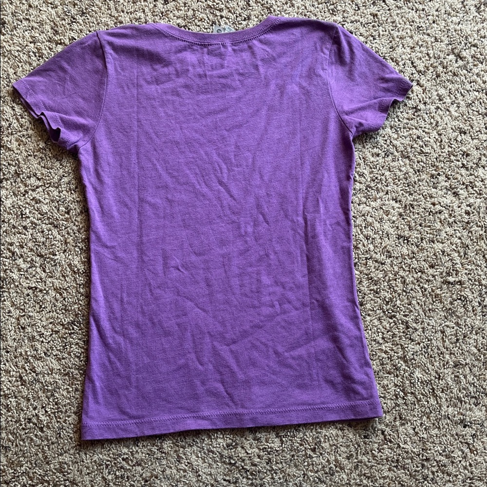 Next Level Apparel Purple Graphic stranger things Tee - Picture 2 of 4